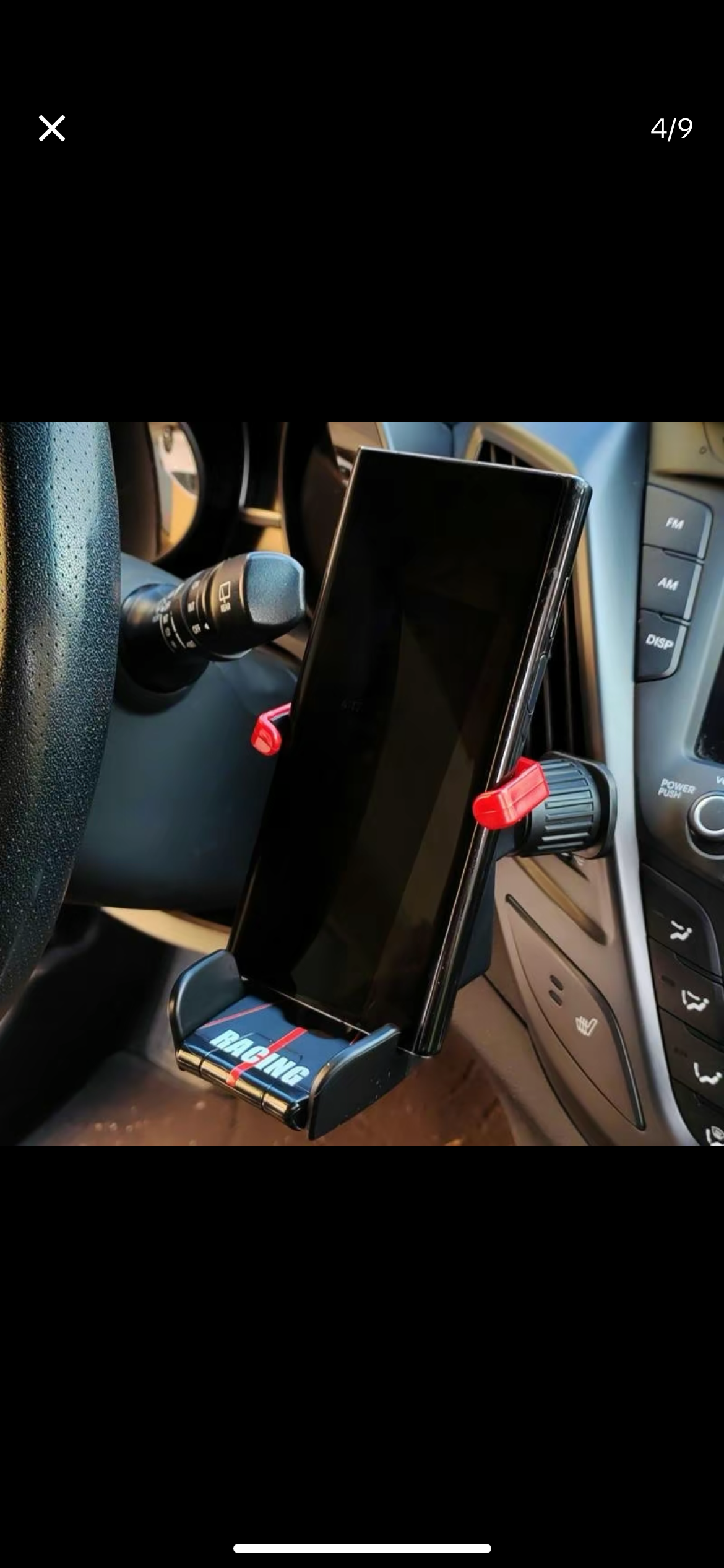 Racing seat Phone holder